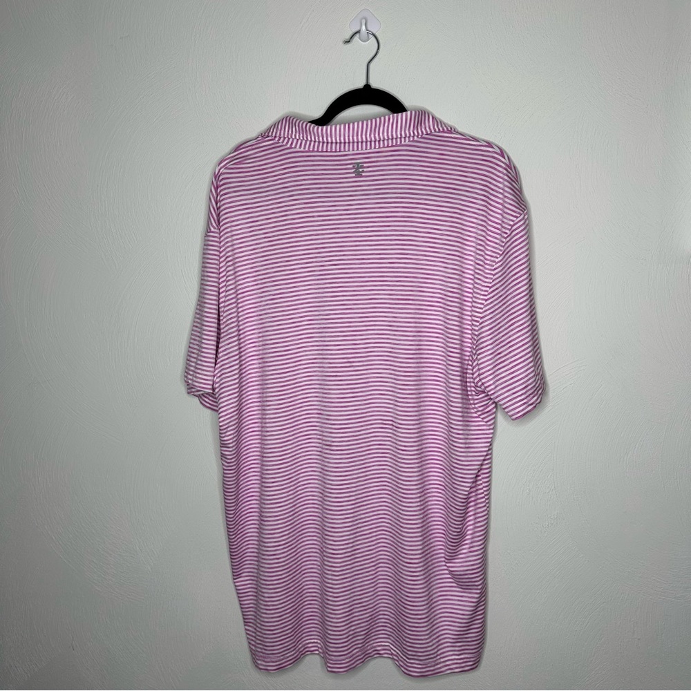 Izod Polo Striped Golf Top - Picture 3 of 4